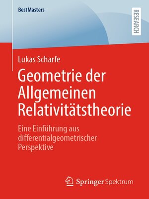cover image of Geometrie der Allgemeinen Relativitätstheorie